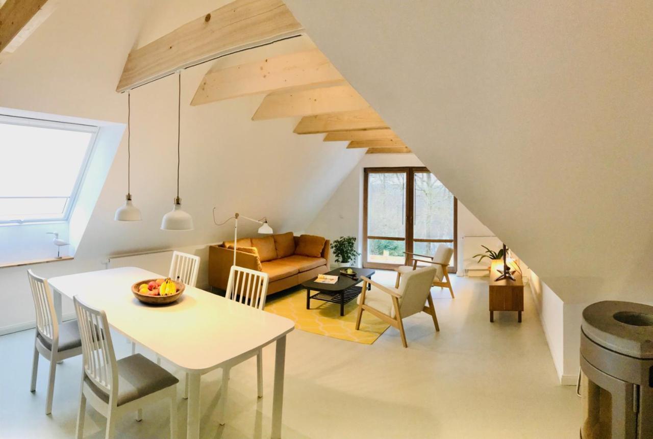 Leck Moorblick! Grosse Dachwohnung Mit Kamin Und Sauna מראה חיצוני תמונה