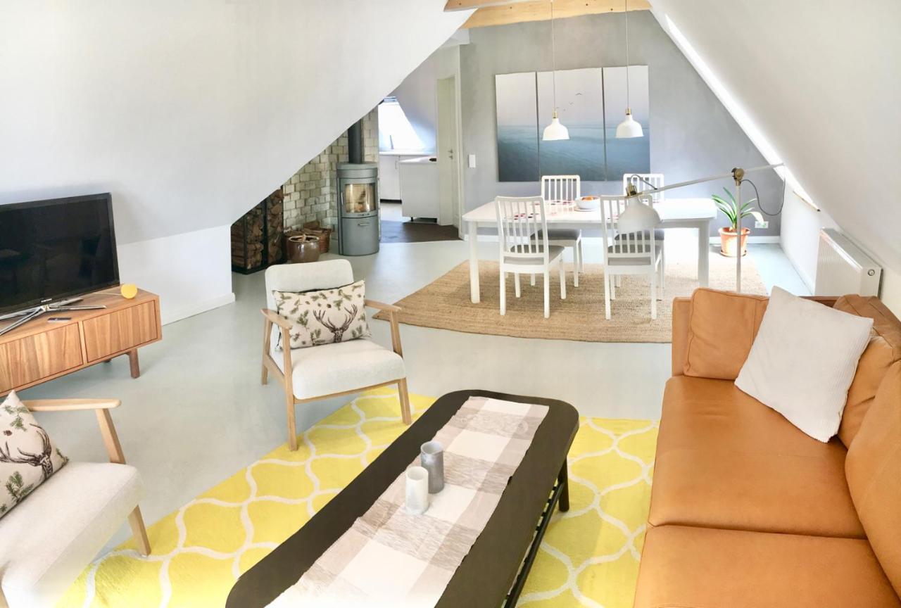 Leck Moorblick! Grosse Dachwohnung Mit Kamin Und Sauna מראה חיצוני תמונה